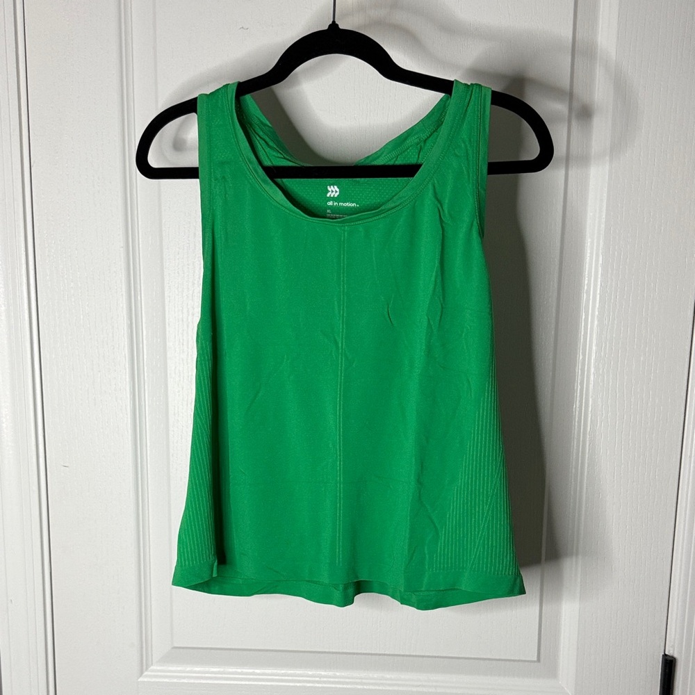 all in motion Bright Green Athletic Tank Top